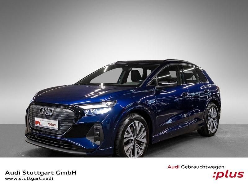 Navarrablau metallic Gebraucht 2023 Audi Q4 e-tron Ambiente SUV | 34.540 € - Bild 1/4