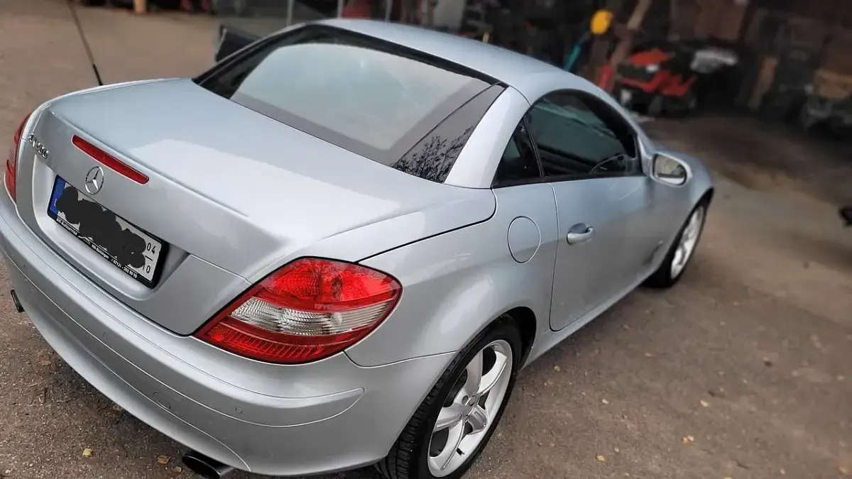 Gebraucht Mercedes SLK200 163 PS (119 kW) 2005 Silber Cabrio