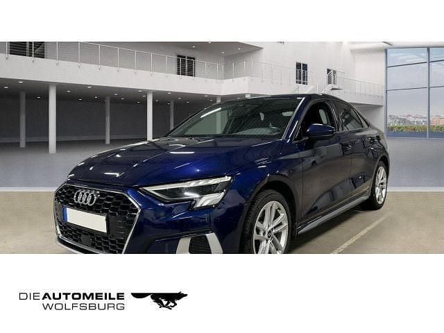 Blau Gebraucht 2021 Audi A3 Advanced Limousine | 19.890 € (Superpreis) - Bild 1/4