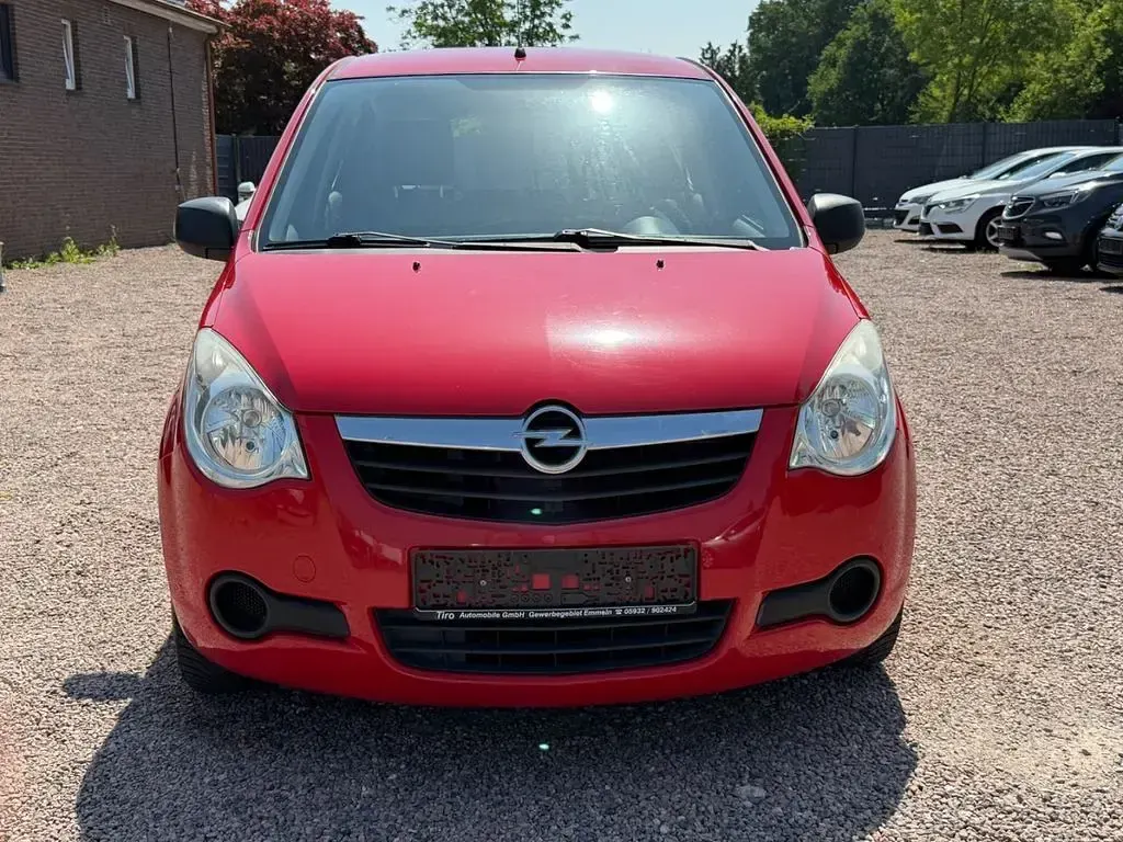 Gebraucht Opel Agila Basis 65 PS (47 kW) 2010 Rot Kleinwagen