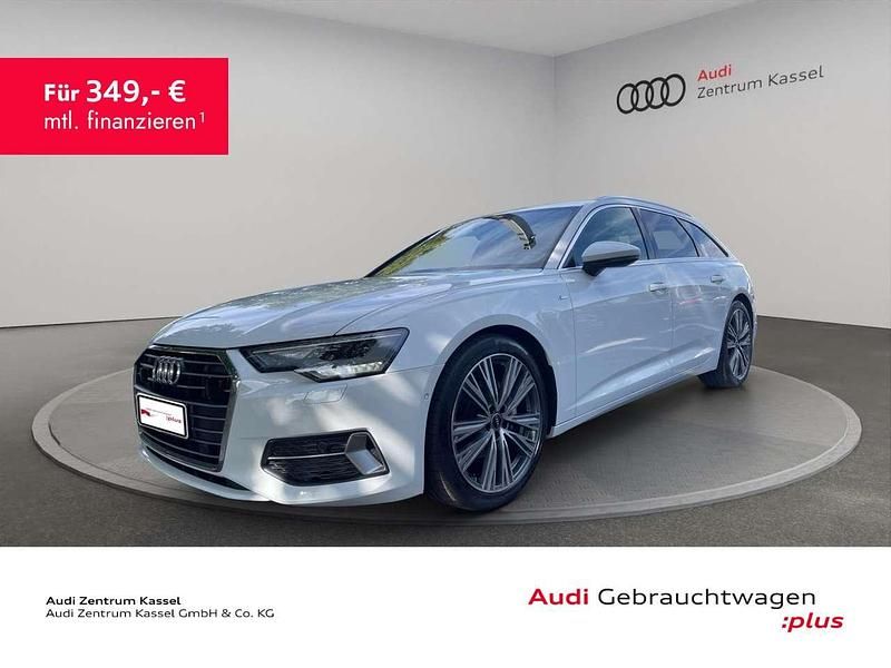 Gletscherweiß metallic Gebraucht 2022 Audi A6 S-Line Kombi | 33.990 € (Guter Preis) - Bild 1/2