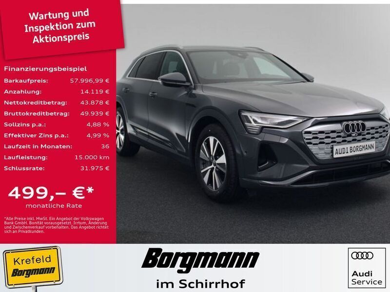 Magnetgrau Gebraucht 2023 Audi Q8 e-tron Ambiente SUV | 57.997 € (Teuer) - Bild 1/4