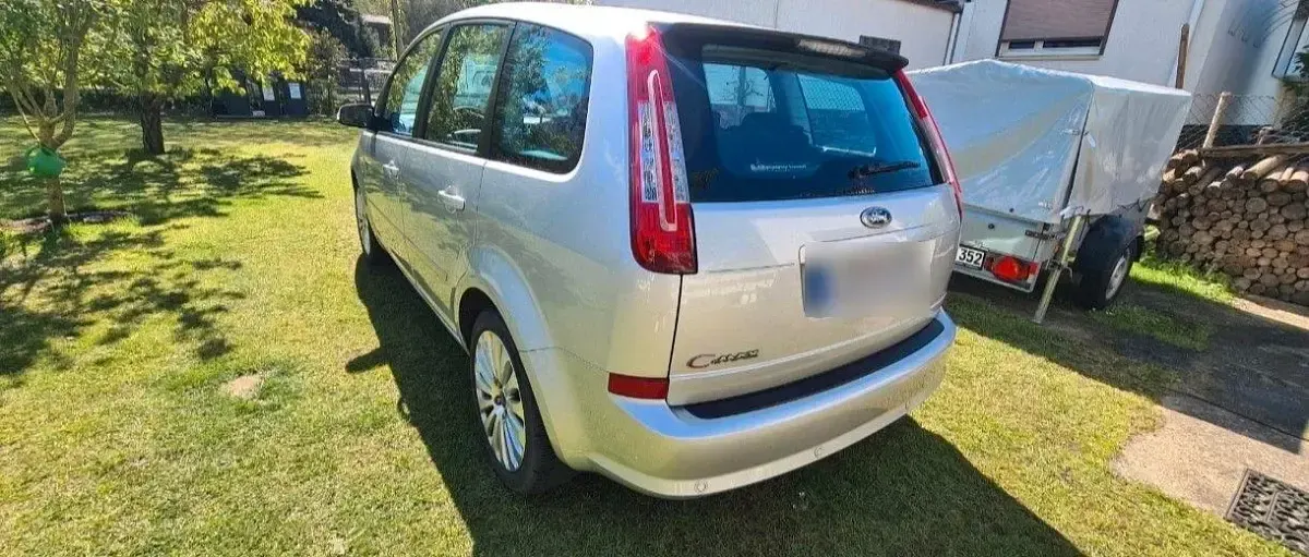 Gebraucht Ford C-MAX Titanium 125 PS (91 kW) 2008 Silber Van / Kleinbus