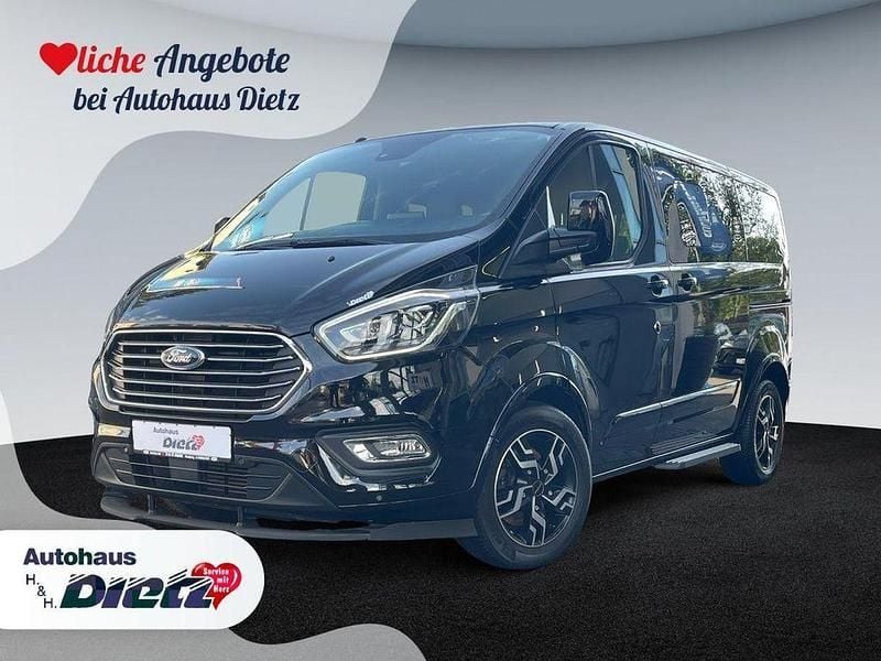 Iridiumschwarz metallic Gebraucht 2019 Ford Tourneo Custom Titanium X Van | 32.900 € (Teuer) - Bild 1/4