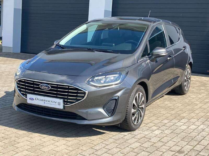 Magneticgrau (metallic) Gebraucht 2022 Ford Fiesta Titanium Kleinwagen | 14.990 € (Fairer Preis) - Bild 1/4