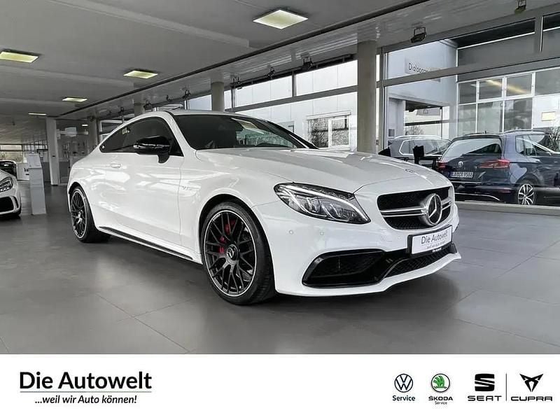 Polarweiss unilack (weiß) Gebraucht 2017 Mercedes C63S AMG AMG Coupé | 53.988 € (Superpreis) - Bild 1/4