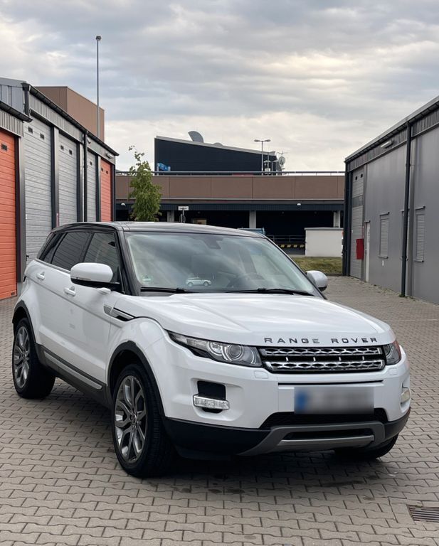 Weiß Gebraucht 2012 Land Rover Range Rover evoque Dynamic SUV | 12.999 € (Teuer) - Bild 1/4