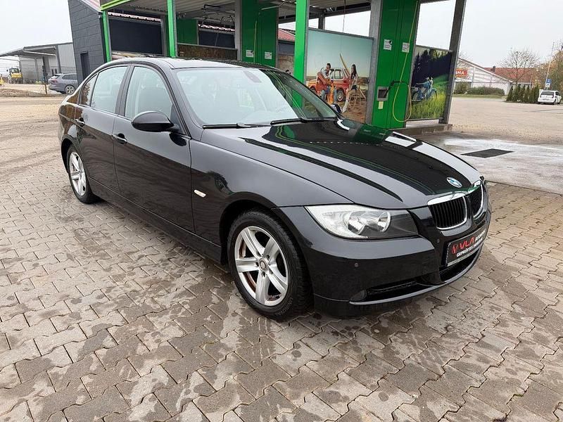 Schwarz Gebraucht 2007 BMW 318 Sport Line Limousine | 3.490 € (Guter Preis) - Bild 1/4
