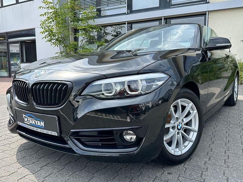 Schwarz Gebraucht 2020 BMW 218 Sport Line Cabrio | 24.390 € (Fairer Preis) - Bild 1/4