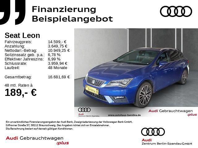 Blau Gebraucht 2017 Seat Leon ST XCELLENCE Kombi | 14.599 € (Fairer Preis) - Bild 1/4