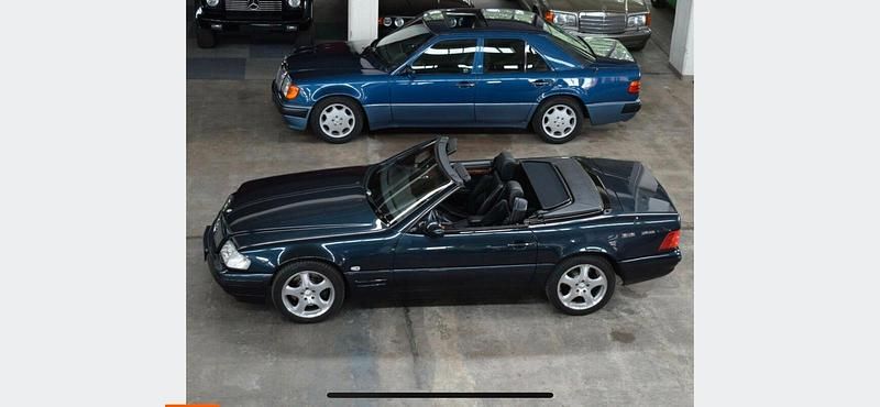 Gebraucht Mercedes SL320 224 PS (164 kW) 2000 Schwarz Cabrio