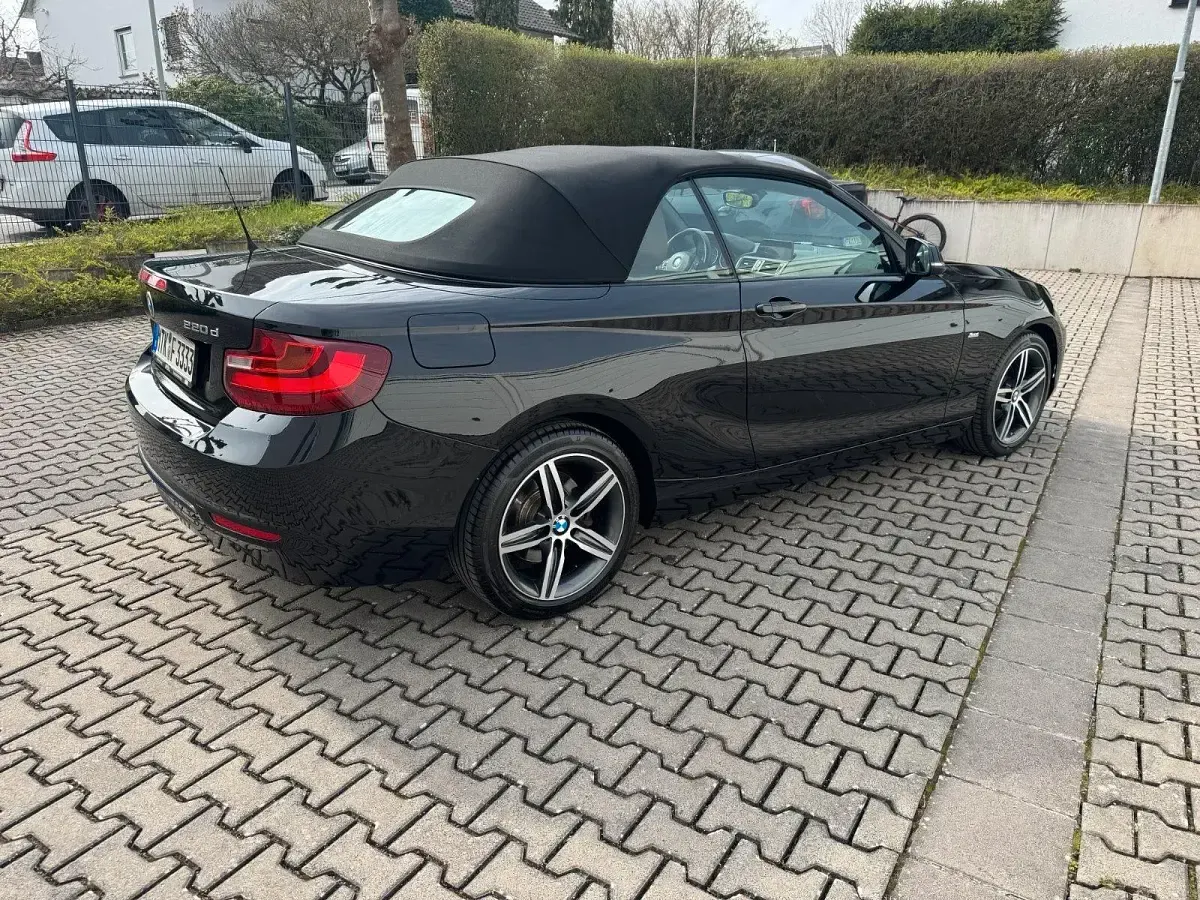 Używany BMW 220 190 KM (139 kW) 2016 Czarny Kabriolet