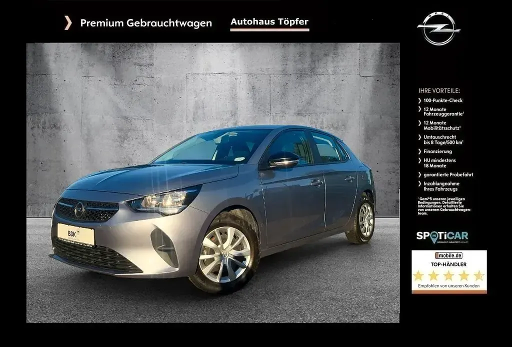 Second-hand Opel Corsa Edition 75 CP (55 kW) 2020 Gri Hatchback