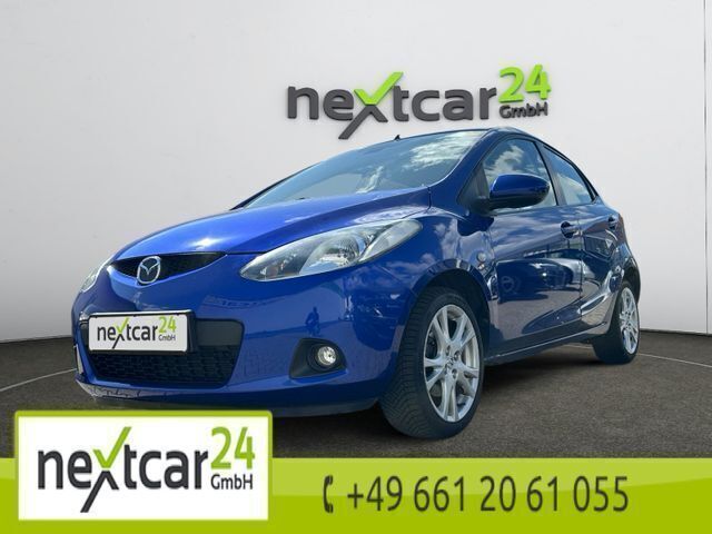 Blue metallic Gebraucht 2008 Mazda 2 Independence Kleinwagen | 3.470 € (Fairer Preis) - Bild 1/4