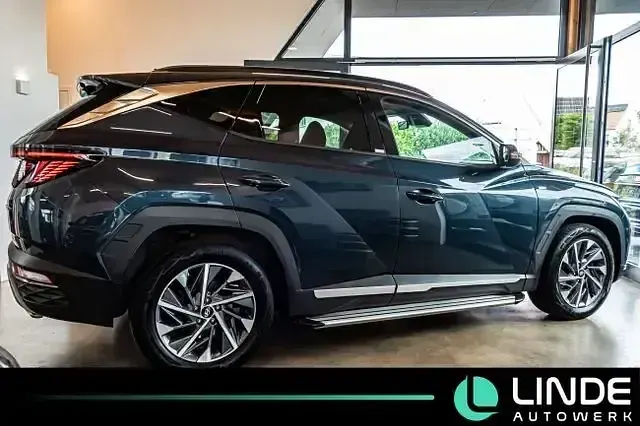 Gebraucht Hyundai Tucson Trend 136 PS (100 kW) 2021 Teal blue / met SUV