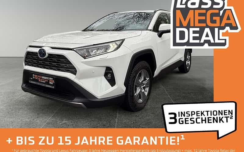 Weiß Gebraucht 2024 Toyota RAV4 Hybrid Business Edition SUV | 36.980 € (Superpreis) - Bild 1/4