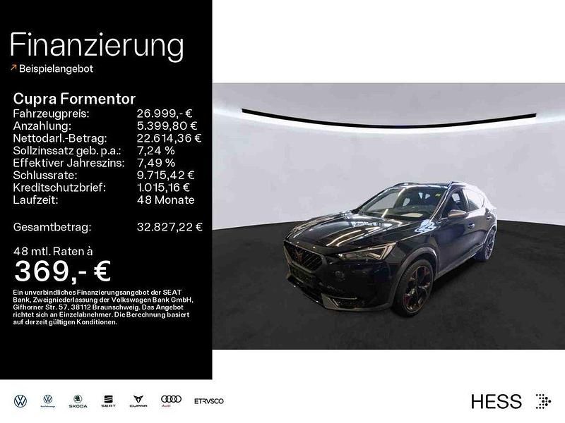 Midnight schwarz (metallic) Gebraucht 2021 Cupra Formentor VZ SUV | 26.999 € (Fairer Preis) - Bild 1/4