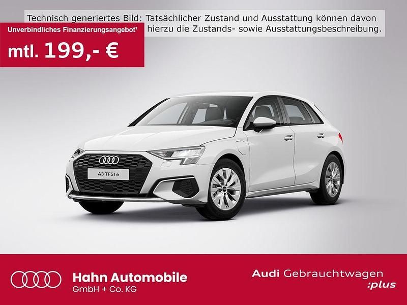 Weiß Gebraucht 2022 Audi A3 Sportback e-tron Sport Kleinwagen | 25.990 € (Fairer Preis) - Bild 1/3
