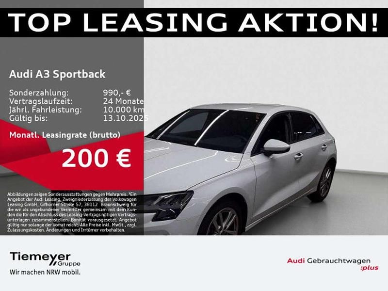 Weiß Gebraucht 2025 Audi A3 Advanced Limousine | 31.080 € (Guter Preis) - Bild 1/4