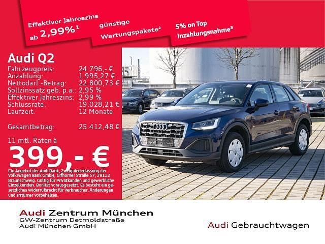 Gebraucht Audi Q2 Comfort 116 PS (85 kW) 2023 Navarrablau metallic SUV