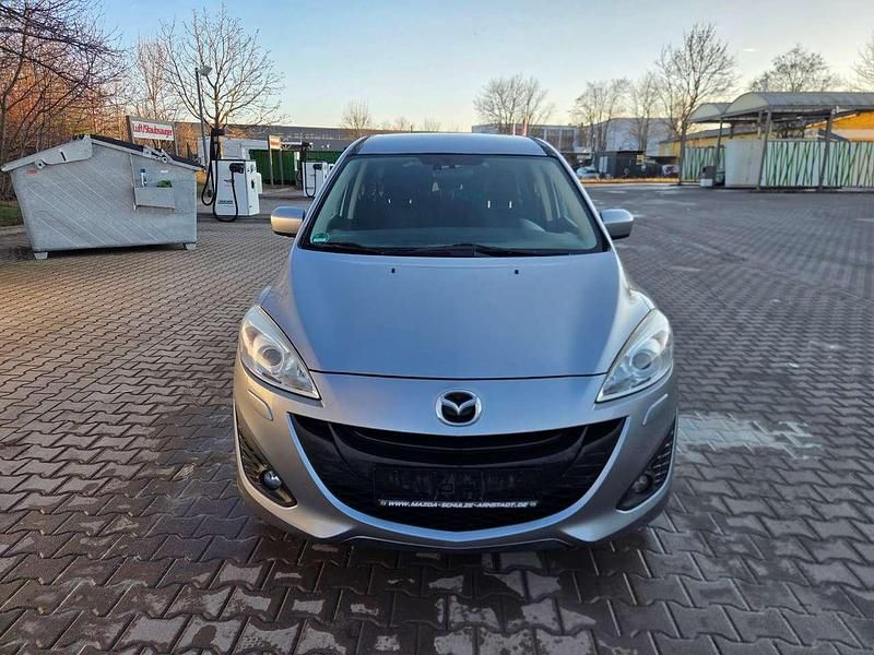 Gebraucht Mazda 5 Center-Line 150 PS (110 kW) 2012 Plutossilber metallic Van / Kleinbus