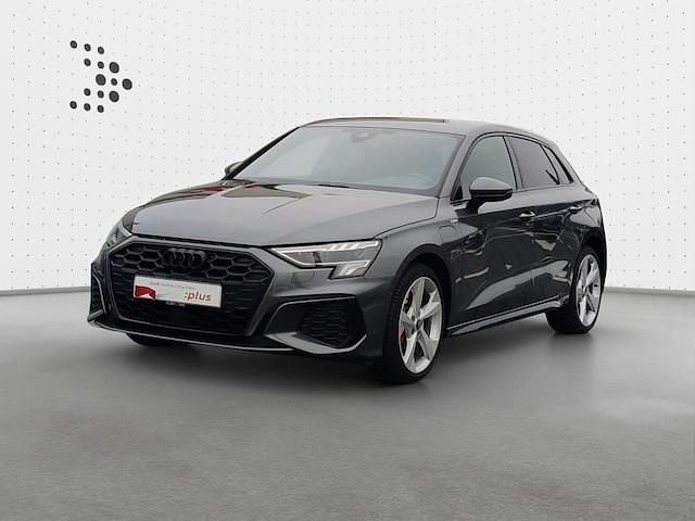 Daytonagrau perleffekt Gebraucht 2023 Audi A3 Sportback e-tron S-Line Kleinwagen | 28.860 € (Fairer Preis) - Bild 1/4