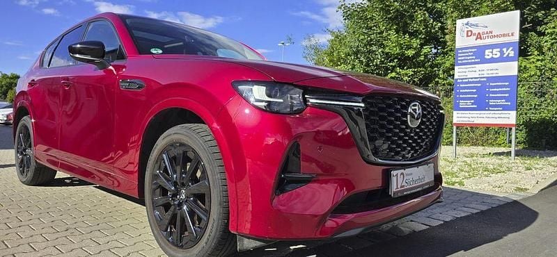 Rot Gebraucht 2023 Mazda CX-60 Homura-Line SUV | 40.990 € (Superpreis) - Bild 1/4