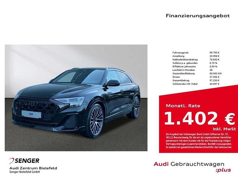 Mythosschwarz Gebraucht 2025 Audi Q8 Sport SUV | 99.790 € - Bild 1/4
