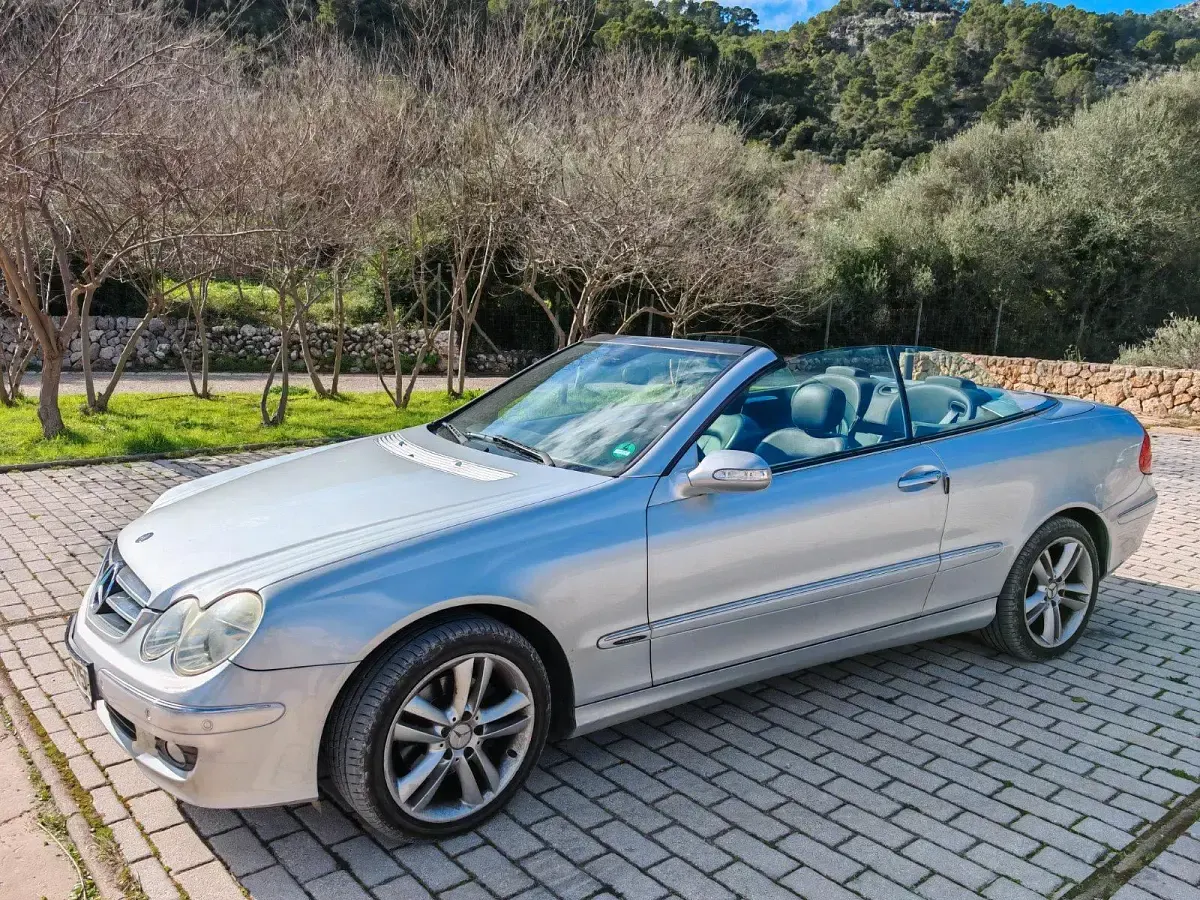 Gebraucht Mercedes CLK200 Avantgarde 163 PS (119 kW) 2007 Silber Cabrio
