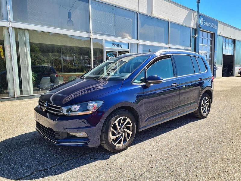 Atlantic blue metallic Gebraucht 2018 VW Touran Sound Van / Kleinbus | 17.990 € (Fairer Preis) - Bild 1/4