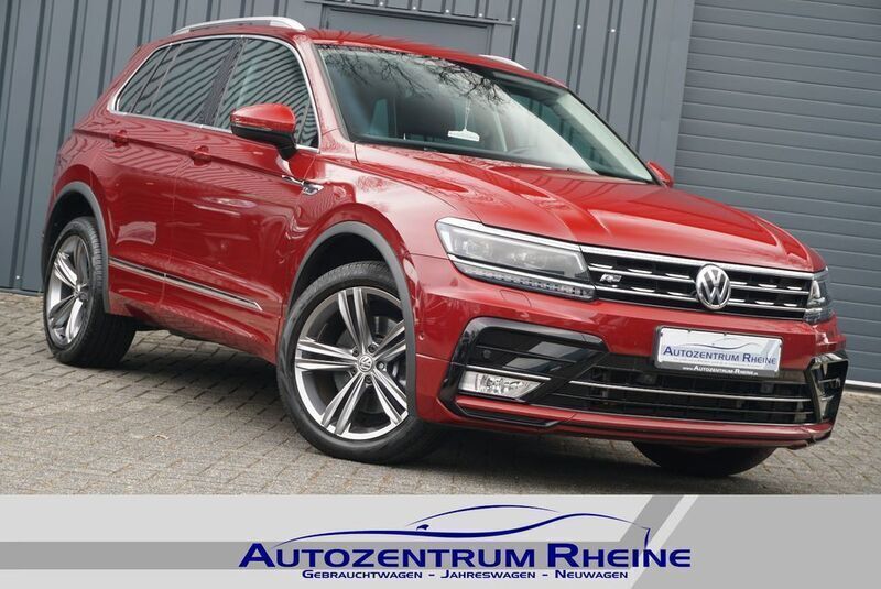 Rot Gebraucht 2017 VW Tiguan R-line SUV | 24.477 € (Superpreis) - Bild 1/4
