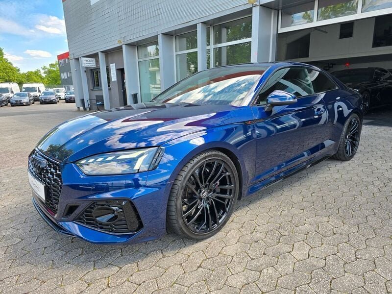 Navarrablau metallic Gebraucht 2020 Audi RS5 Ambiente Coupé | 57.890 € (Guter Preis) - Bild 1/4