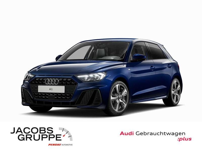 Navarrablau metallic Gebraucht 2024 Audi A1 Sportback S-Line Kleinwagen | 25.720 € (Fairer Preis) - Bild 1/4
