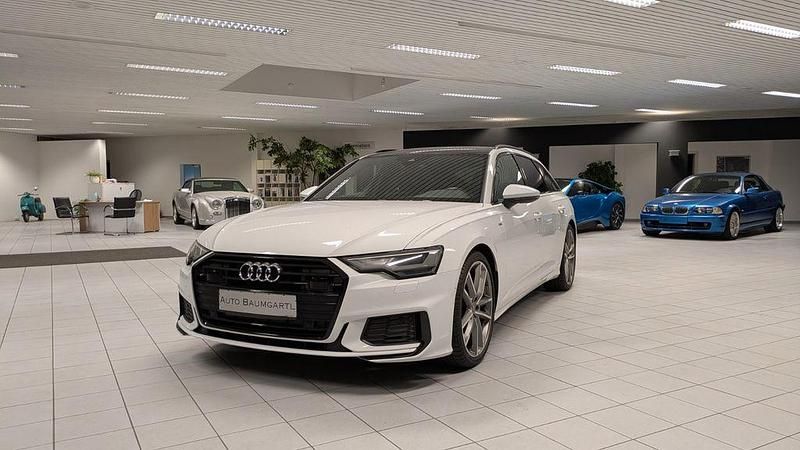 Weiß Gebraucht 2021 Audi A6 S-Line Kombi | 29.650 € (Etwas zu teuer) - Bild 1/4