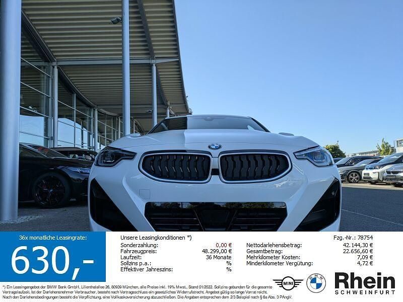 Weiß Neu 2025 BMW 218 M Sport Coupé | 42.485 € (Fairer Preis) - Bild 1/4