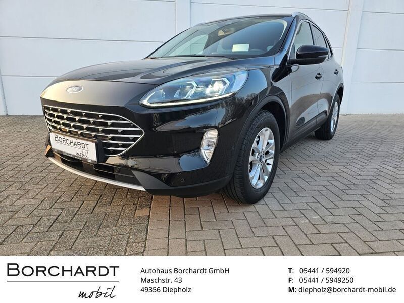 Obsidianschwarz metallic Gebraucht 2023 Ford Kuga Titanium X SUV | 23.780 € (Superpreis) - Bild 1/4