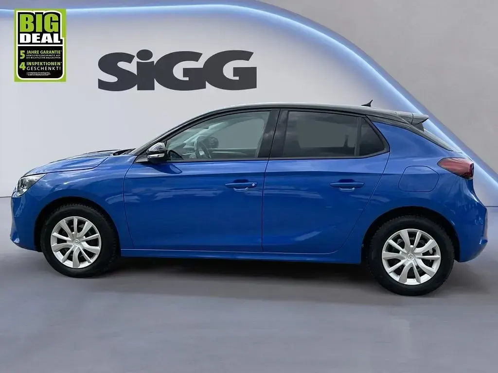 Gebraucht Opel Corsa Edition 75 PS (55 kW) 2023 Perl blau/voltaik blau Kleinwagen