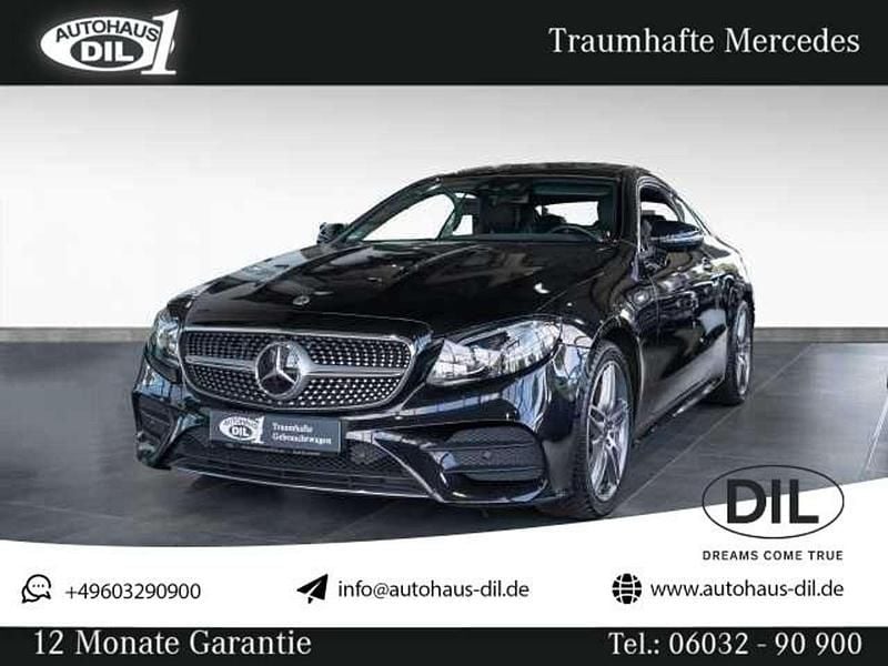 Schwarz Gebraucht 2018 Mercedes E220 AMG Coupé | 39.450 € (Teuer) - Bild 1/3