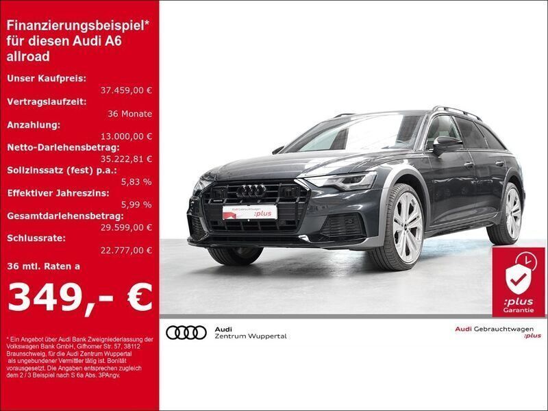 Manhattangrau metallic Gebraucht 2022 Audi A6 Allroad Business Kombi | 37.459 € (Superpreis) - Bild 1/3