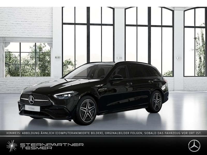 Schwarz Gebraucht 2024 Mercedes C180 AMG Kombi | 37.811 € (Fairer Preis) - Bild 1/4