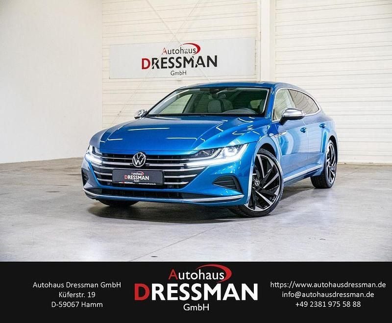 Blau Gebraucht 2021 VW Arteon R-line Limousine | 33.420 € (Fairer Preis) - Bild 1/4
