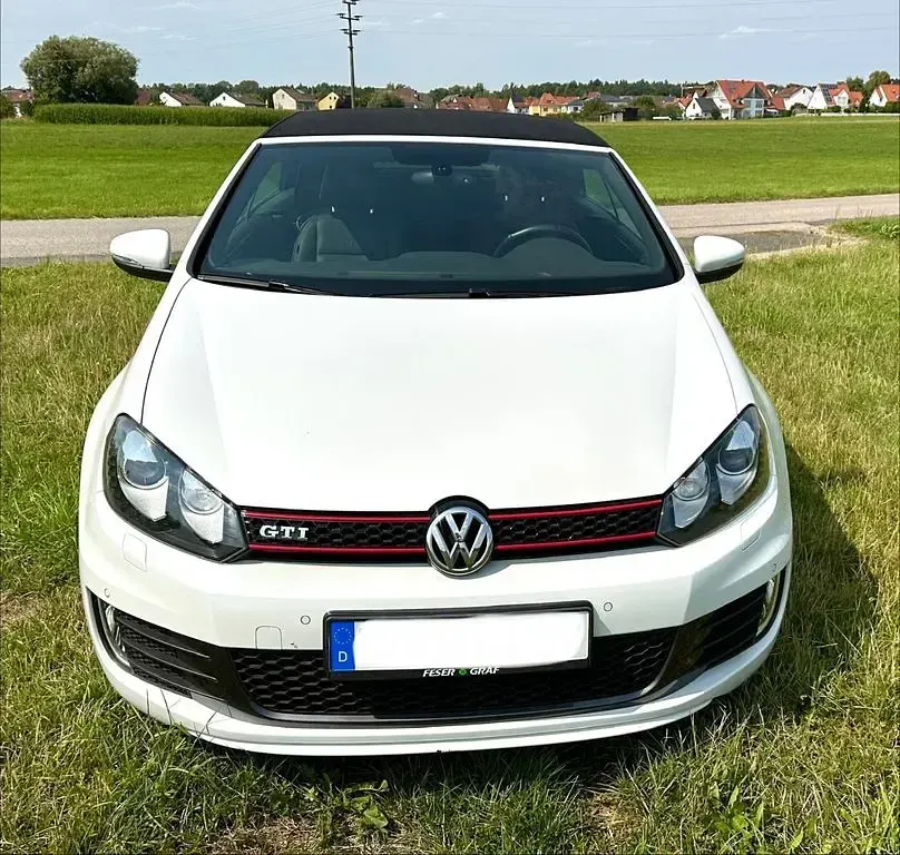 Gebraucht VW Golf Cabriolet GTI 211 PS (155 kW) 2013 Weiß Cabrio