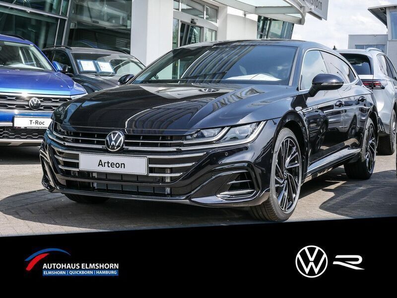 Deep black Neu 2024 VW Arteon R-line Coupé | 69.500 € - Bild 1/4