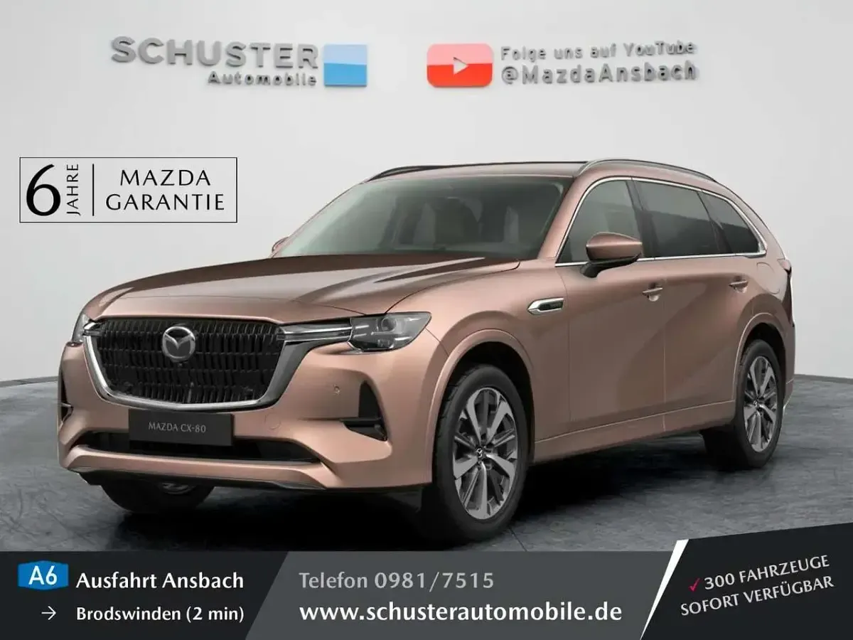 Gebraucht Mazda CX-80 Homura-Line 328 PS (241 kW) 2024 Rot SUV