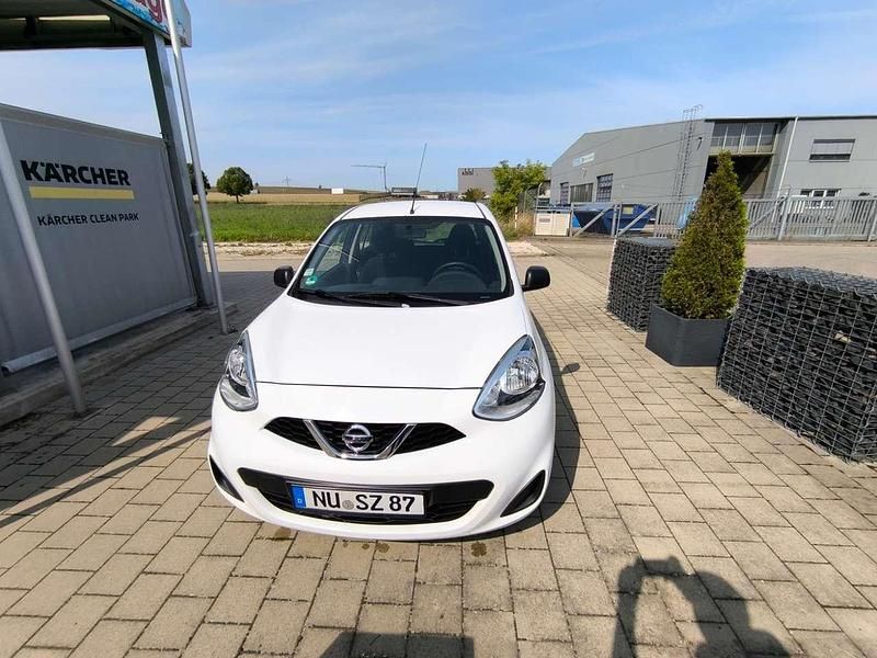 Weiß Gebraucht 2015 Nissan Micra Kleinwagen | 3.000 € (Superpreis) - Bild 1/4