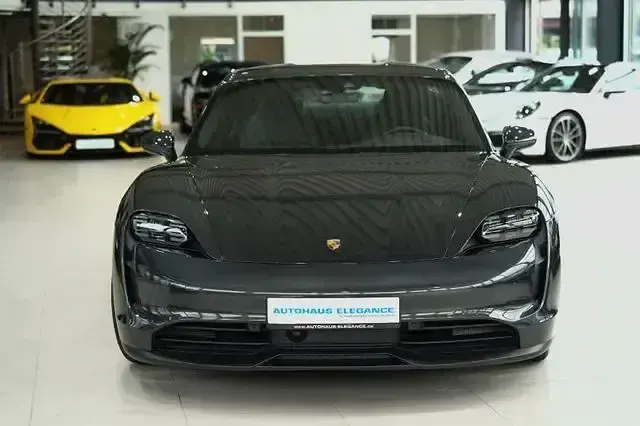 Gebraucht Porsche Taycan 350 kW (476 PS) 2021 Vulkangraumetallic Kleinwagen