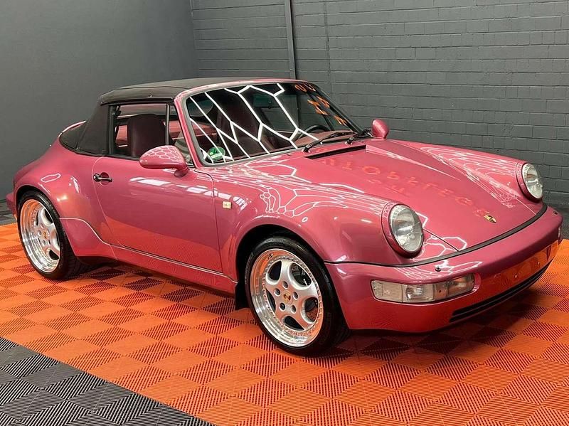 Violett Gebraucht 1993 Porsche 911 Carrera Cabriolet Cabrio | 139.500 € - Bild 1/4