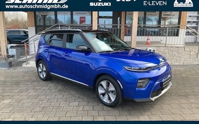 Blau Gebraucht 2024 Kia Soul EV Inspiration SUV | 30.990 € (Guter Preis) - Bild 1/4