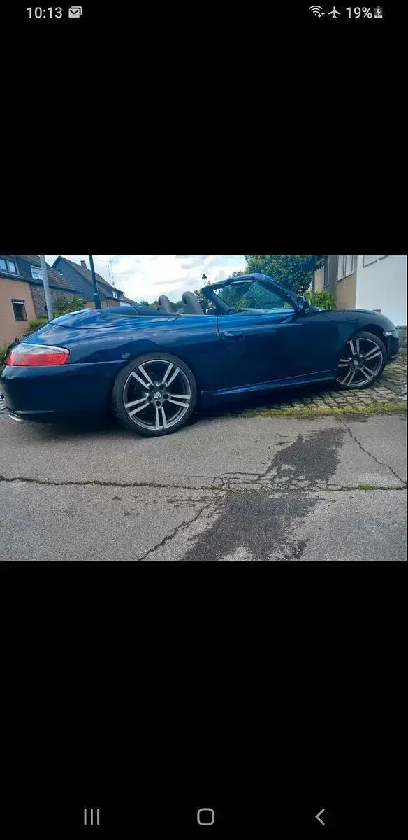 Gebraucht Porsche 996 320 PS (235 kW) 2002 Blau Cabrio