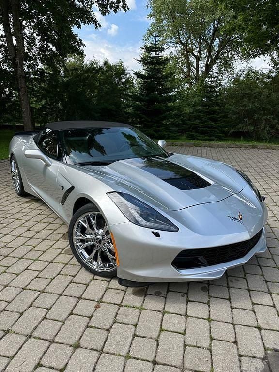 Silber Gebraucht 2015 Corvette Stingray Cabrio | 43.000 € - Bild 1/4
